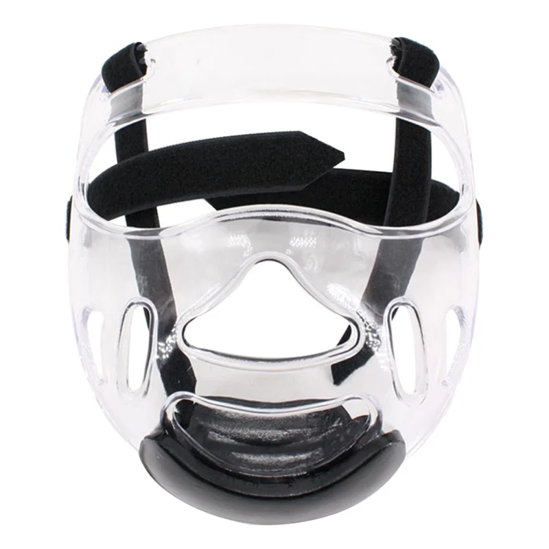 Съемный шлем тэквондо Маска Защитное снаряжение спортивная Прозрачная защитная маска спортивный прозрачный пластиковый экран на лицо голова щит BB55