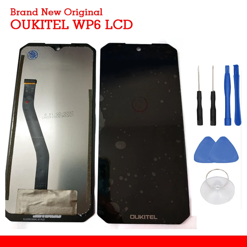 100% оригинальный новый дисплей OUKITEL WP6 + набор цифрового Экрана Дисплей цифровой