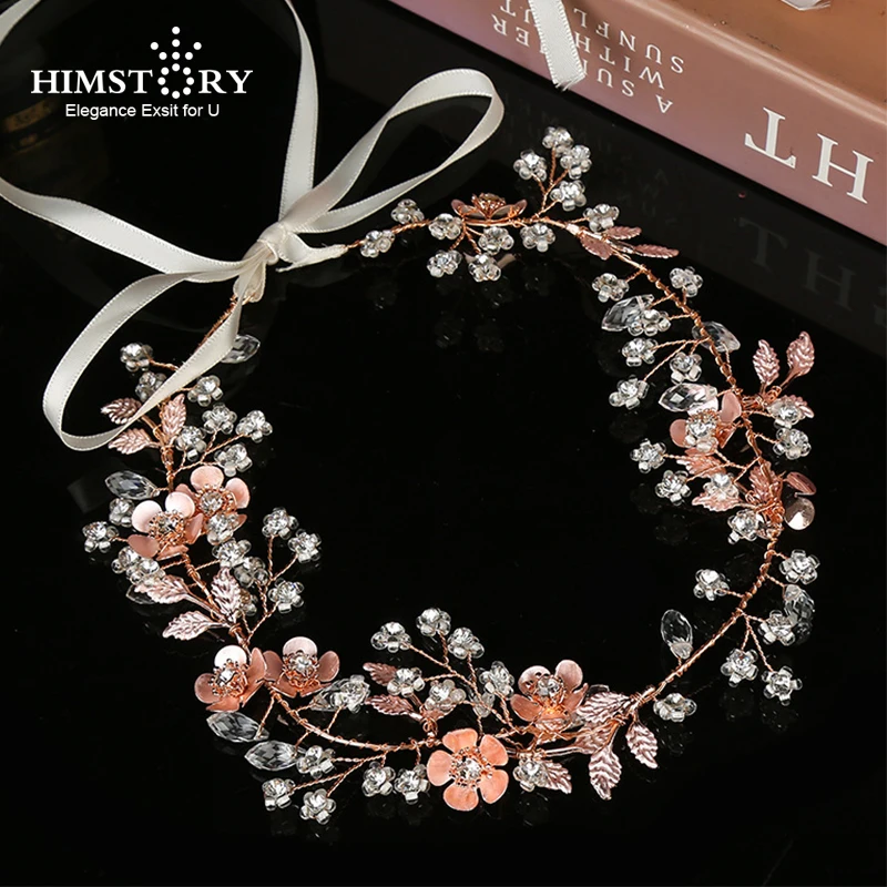 HIMSTORY новинка 2020 ручная работа свадебные повязки для волос ювелирные аксессуары