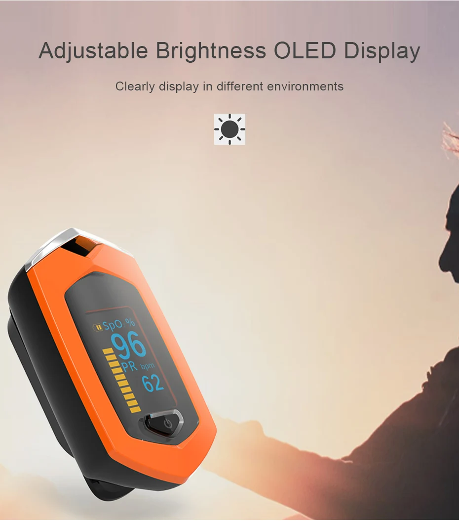 Пальчиковый Пульсоксиметр Pulsioximetro SpO2 PR OLED перезаряжаемый CE медицинский Oximetro De Dedo пульсометр