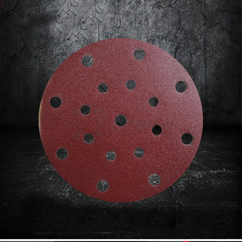 10PCS 6 Inch(150mm) Hurricane 17-Hole 60#-600# Grit Hook&Loop Sanding Discs for Dry Sanding Abrasive Flocking Sandpaper
