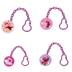 Cartoon Cute Baby Teether Pacifier Clip Chain Children AFeeding Safe Soother Teether Clips Kids Toys Dummy Clips  Infant Feeding