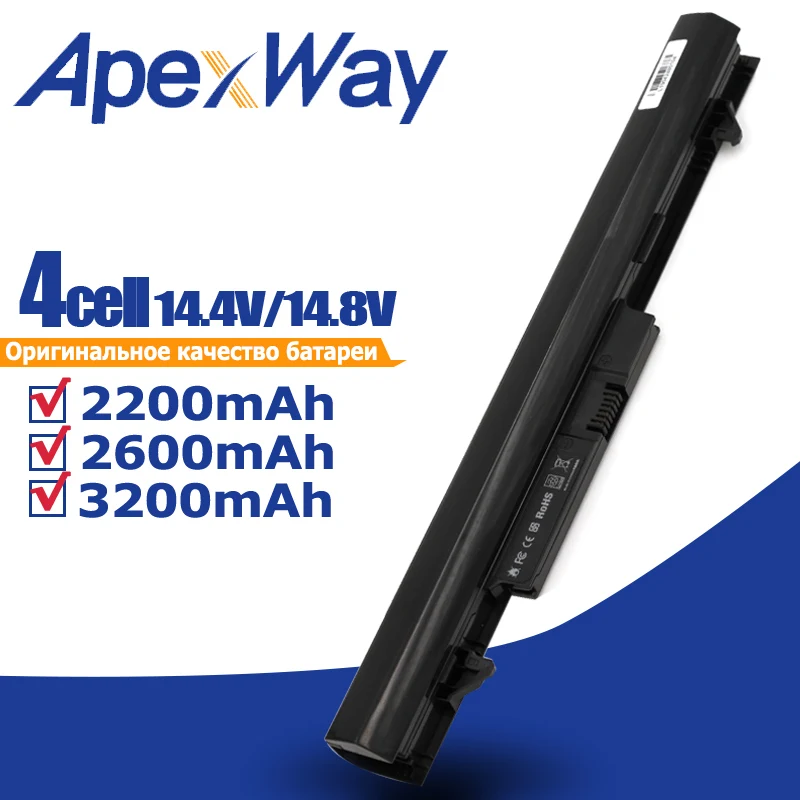 Аккумулятор ApexWay для ноутбука HP 14 8 4 ячейки HSTNN-IB4L в HSTNN-W01C 707618-121 768549-001 RA04 H6L28AA ProBook 430