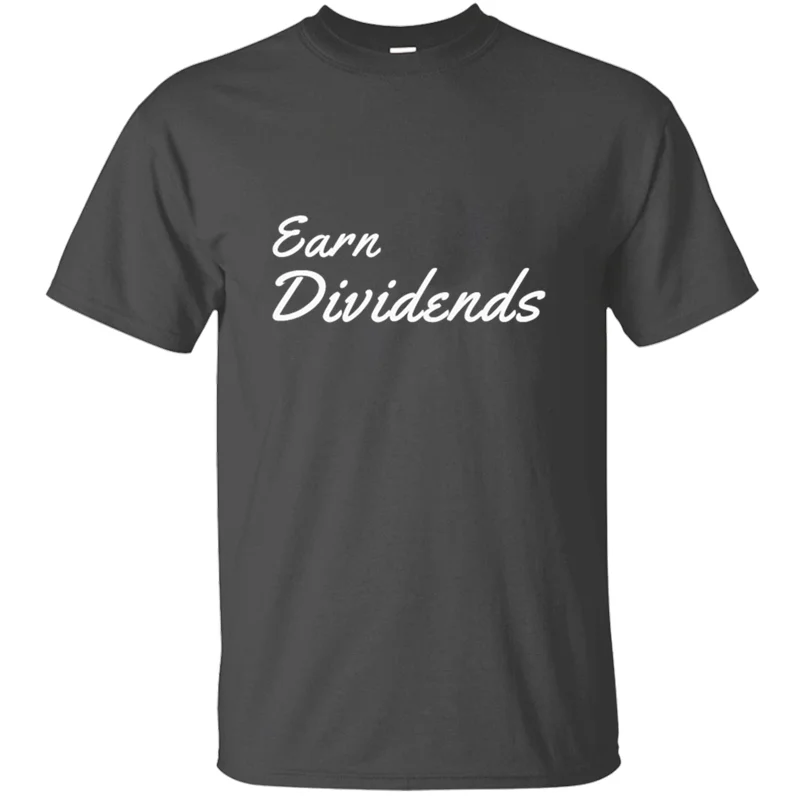Стиль, футболка в стиле Comical earn divids,, унисекс, размер S-5xl, Мужская футболка для отдыха, потрясающая футболка с круглым воротником