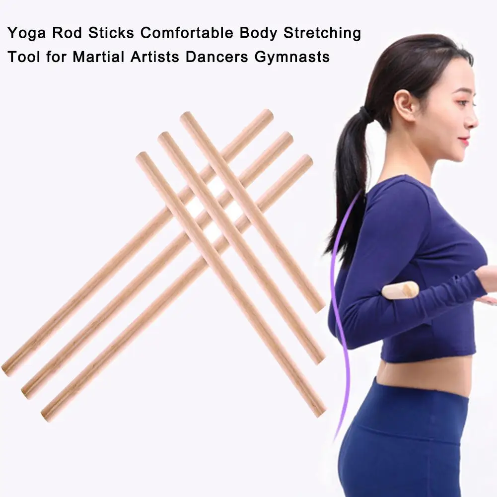 Yoga Rod Sticks Comfortable Body Stretching Tool For Martial Artists Dancers Gymnasts Shape The S-shaped Slim Waist Charm Body