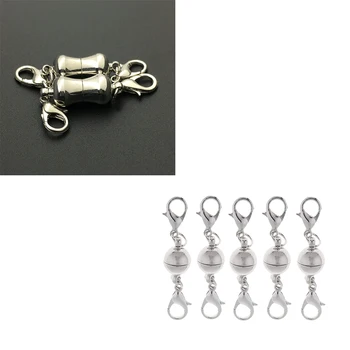 

10set Magnetic Lobster Clasp for Necklace Bracelet Closure 6mm/8mm