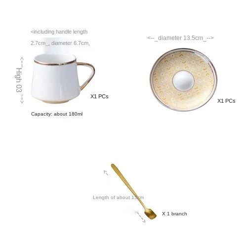 Gold Rome 1Cup set