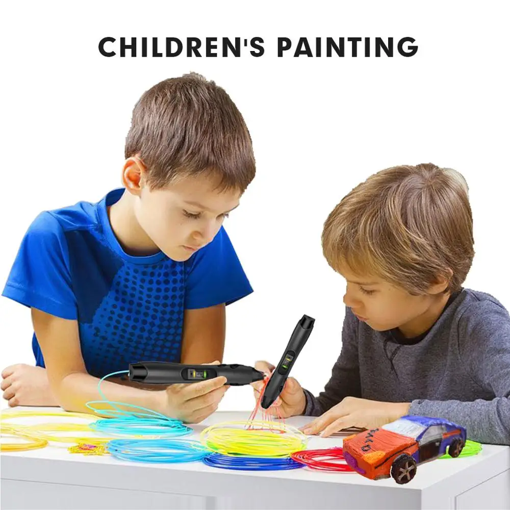 3D Printing Pen 3D Printing Pen Filament SUNLU SL-300 3D Printing Pen Support PLA/ABS Filament 1.75mm Gifts For Creative Craft