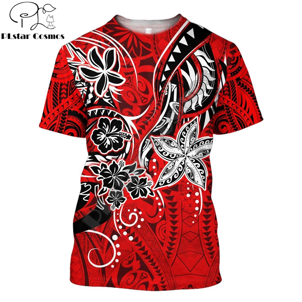 Polynesian Schildkröte Tattoo & Blumen 3D Gedruckt Männer t shirt Sommer Harajuku Casual kurzarm T shirts Unisex tops TX-21