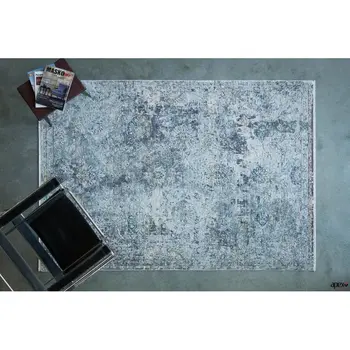 

Apex Moss 5 'x 8' Polypropylene Grey Area Rug