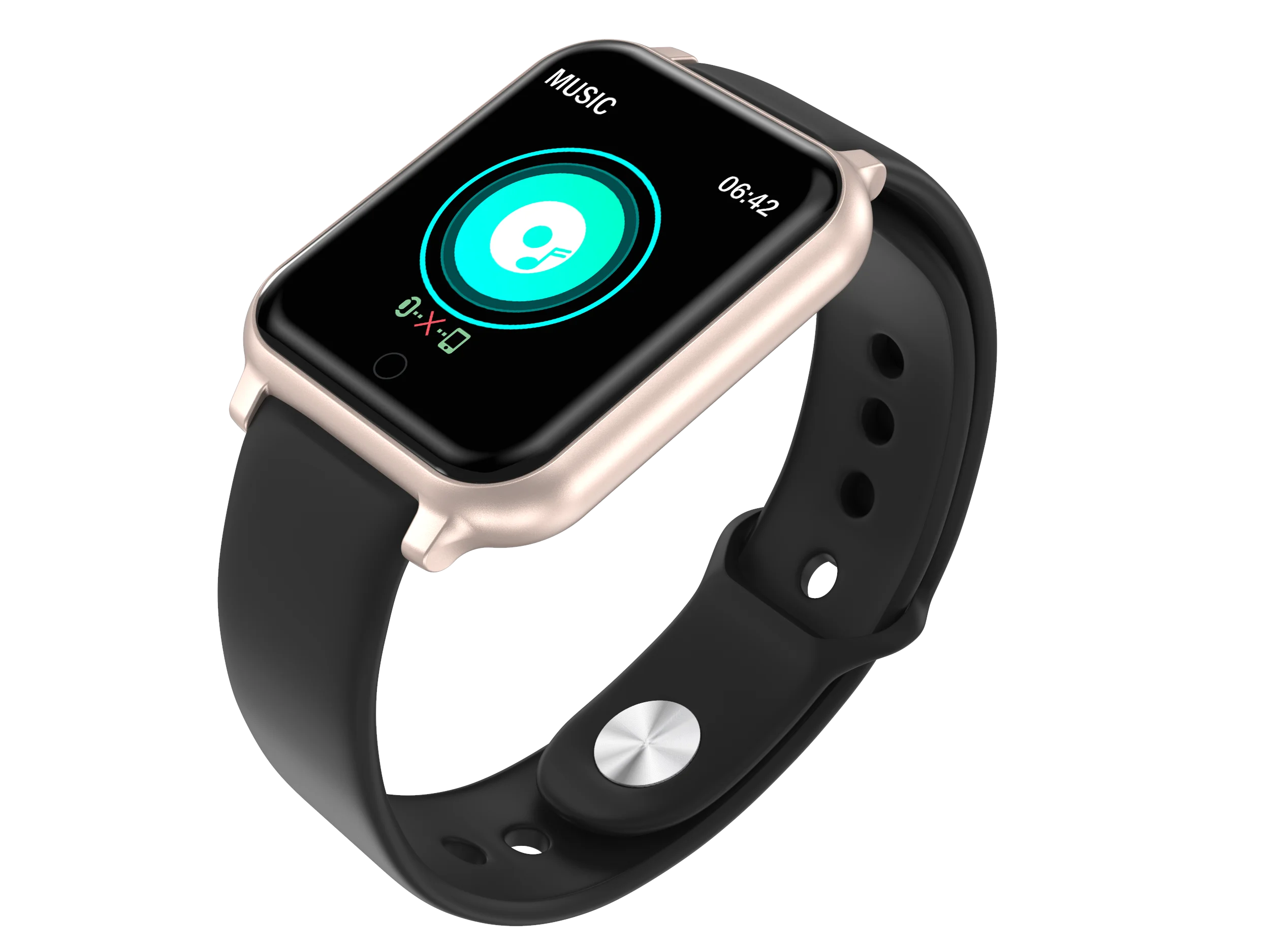 Смарт-часы B58 для мужчин и женщин, мониторинг сердечного ритма, кровяного давления, B57 Plus, Q9, P68, умные часы, фитнес-трекер для Apple IPhone, Xiaom - Цвет: Золотой