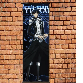 

Anime Otaku D.Gray-man Yu Kanda Boyfriend Long Silk Poster Wall Scroll 105x40cm home decoration accessories