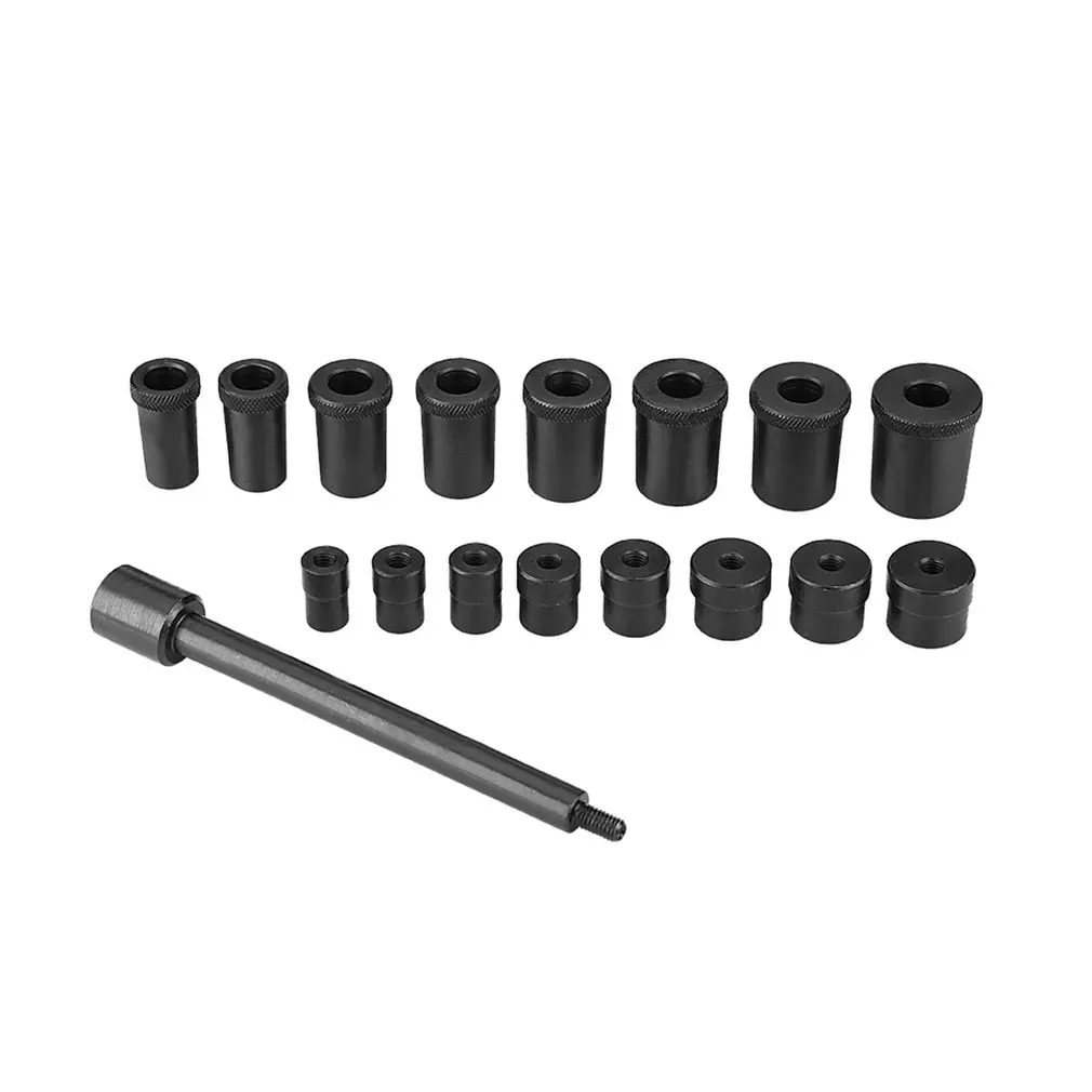 17Pcs/set Metal Centring Mandrel Clutch Tool Clutch Installing Tool Coupling Spine Set Clutch Alignment Tool Kit Car Accessories
