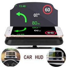 HUD Дисплей для автомобиля-Стайлинг Hud Дисплей креативный мобильный навигационный кронштейн кронштейн для автомобиля Универсальный телефон на голову