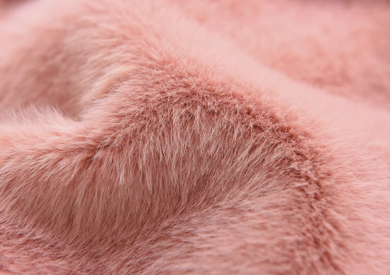 Korean Style Cute Pink Fake Mink Fur Jacket Coat Women Winter Thicken Warm Overcoat Fashion Street Shaggy Faux Fur Overwear