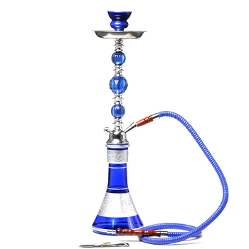 

One Hose Glass Hookah Shisha Pipe Narguile Waterpijp Cachimba Sisha Travel Chicha with Nargile Accessories Bowl Charcoal Tongs