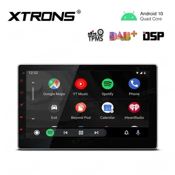 

10.1" Android 10.0 Q OS Double Din Car Multimedia 2 Din Car Navigation GPS Two Din Autoradio with Removeable Screen Design