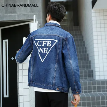 

5004 # Winter Cowboy Coat Men Trend Plus Fat Plus Size Fat Man Fat Jacket Top Men's Wear M-7xl