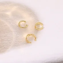 

Lolita retro temperament simple autumn and winter new trendy ear clip earrings