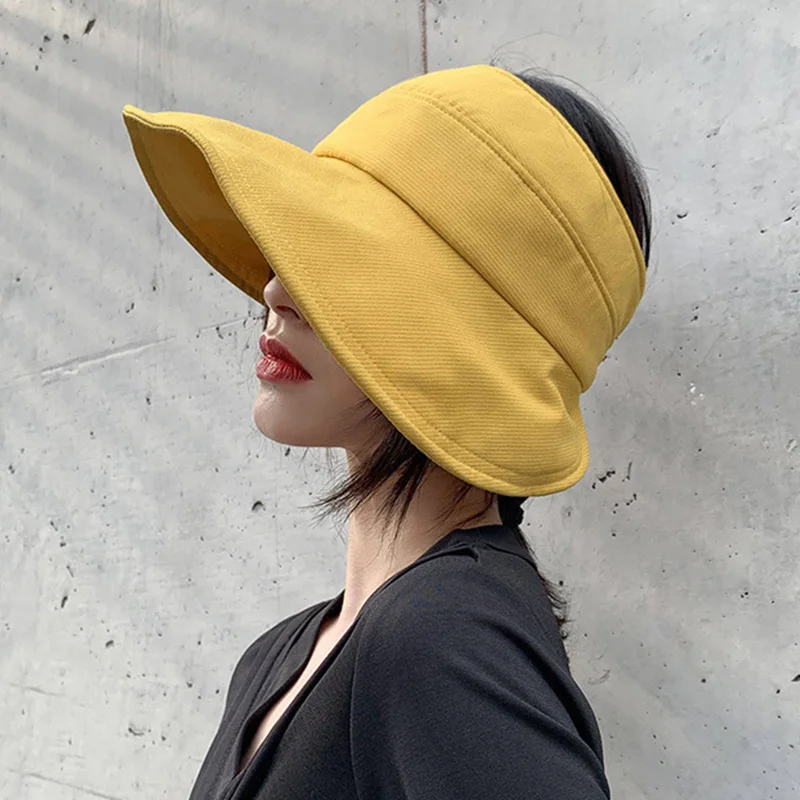 Женская Корейская версия солнцезащитный крем для лица, летняя шляпа от солнца, свободная верхняя шляпа