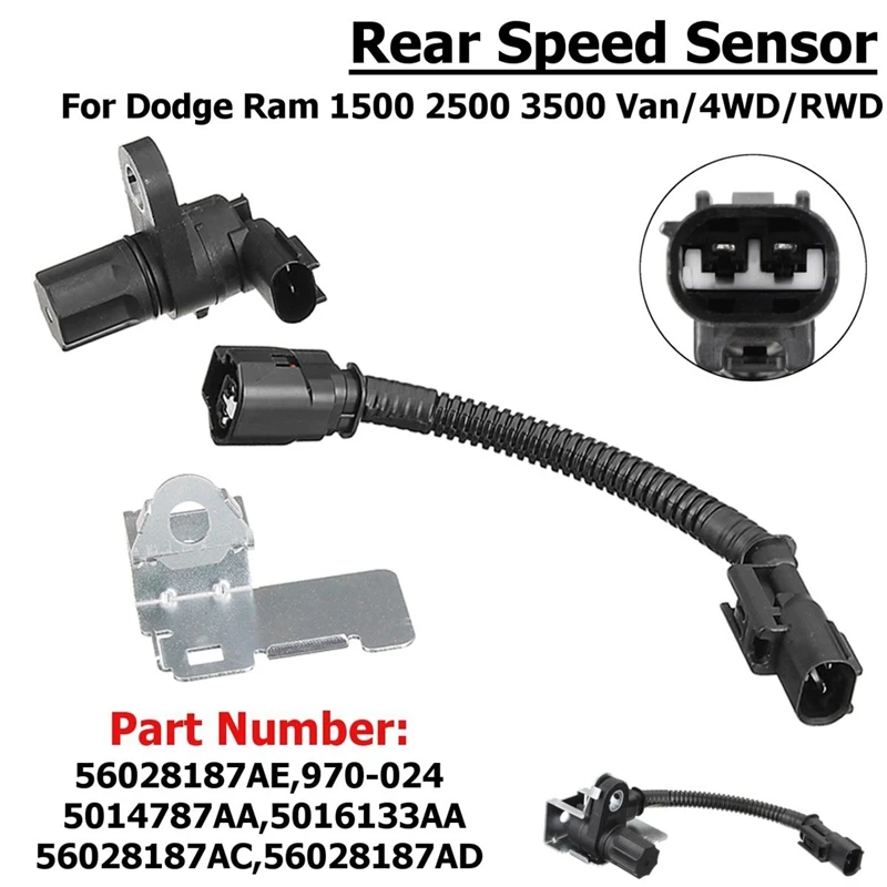 970-024 Abs Датчик скорости заднего дифференциала для Dodge Ram 1500 2500 3500