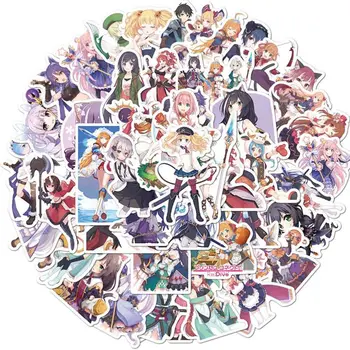 

50PCS Game Anime Princess Connect Re Dive Sticker Waterproof For Cute Girl DIY Stationery Luggage Suitcase Laptop Guitar Sticker