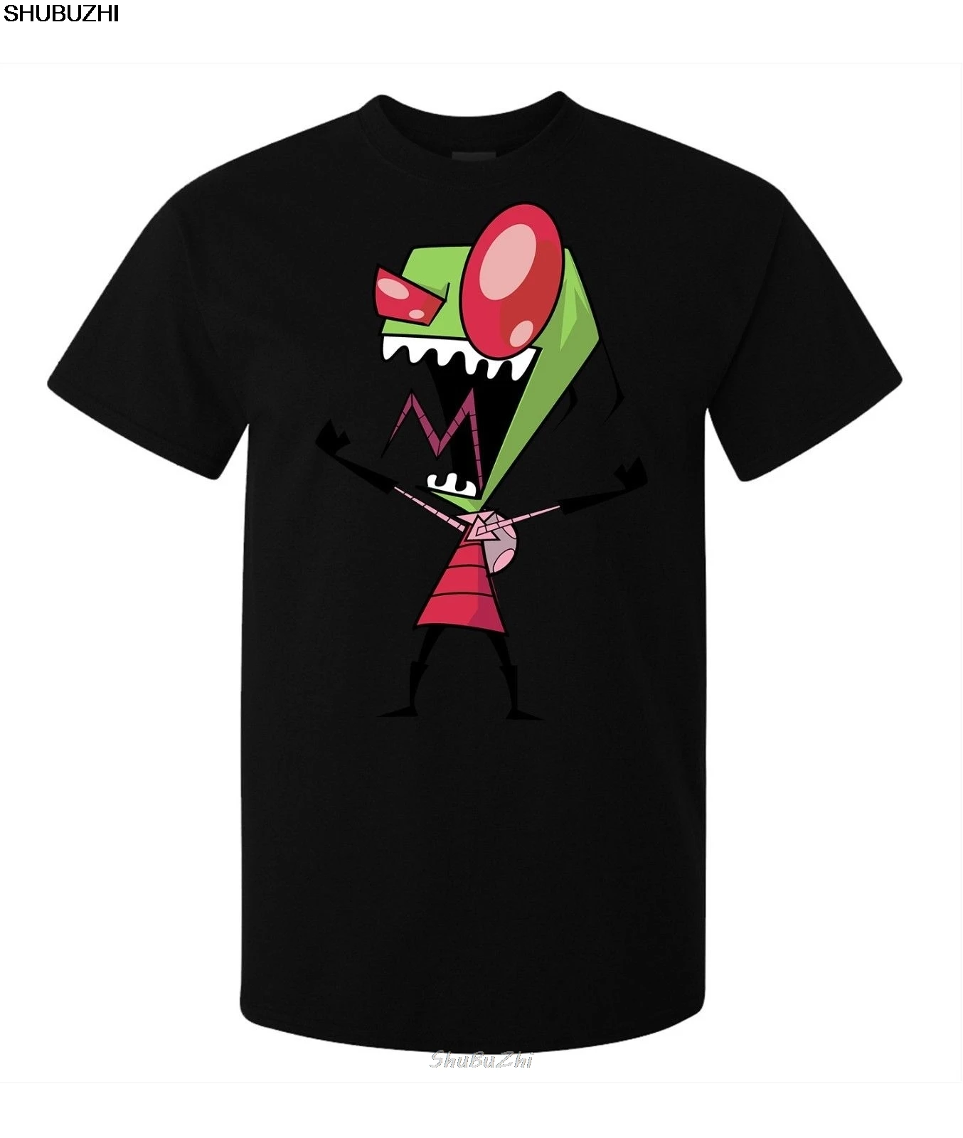 Invader Zim внеземная художественная Мужская (женская в наличии) футболка Черная