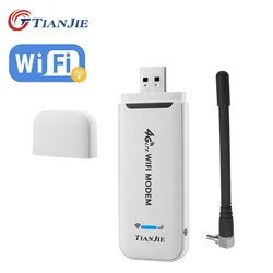 TIANJIE – Modem 3G 4G USB, routeur wi fi, Micro SD, emplacement pour carte Sim, Hotspot pour voiture, LTE, UMTS, GSM 