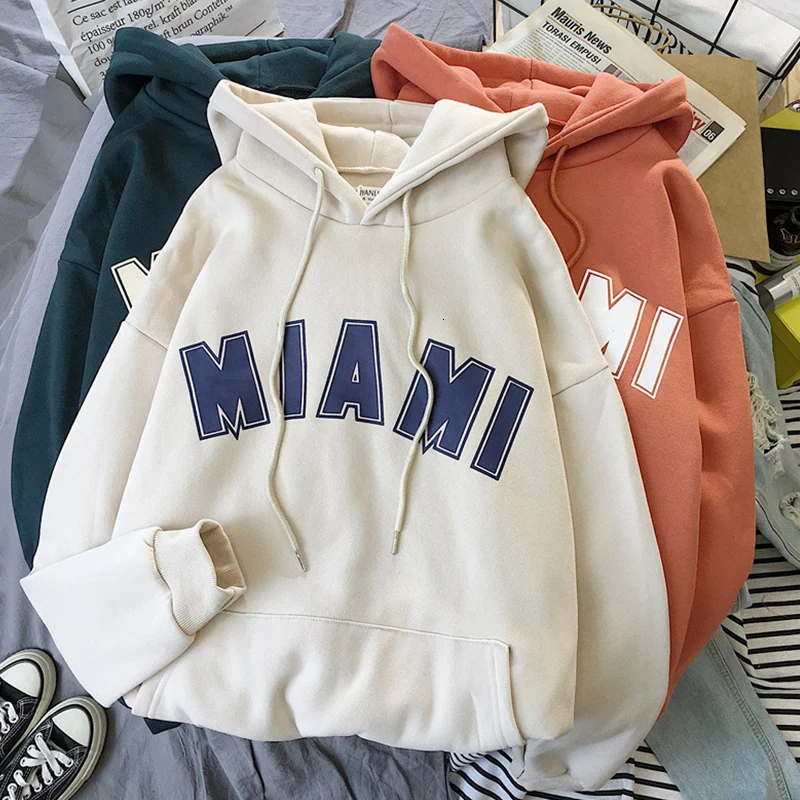 Sudaderas con capucha para mujer, sudadera de fuego, abrigos informales holgados de terciopelo, ropa de abrigo de viento, Tops de talla grande de Marcus, Otoño e Invierno