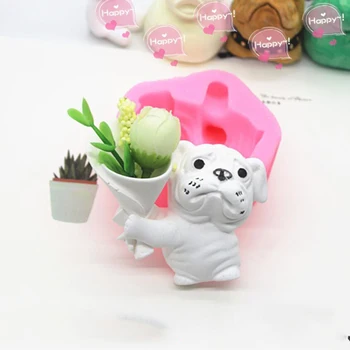 

Car Tuyere Clip Bouquet Dog Aromatherapy Plaster Mold Auto Fragrance