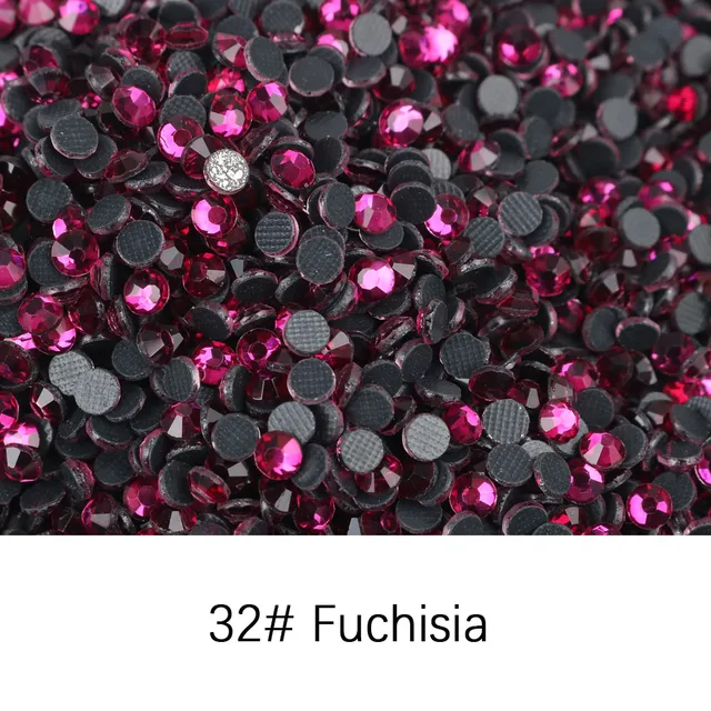 1000 Gross 140,000Pcs  bulk Wholesale Big Pack DMC Hotfix Rhinestones   Crystal Glass  Better Stone With Glue On Stones 32