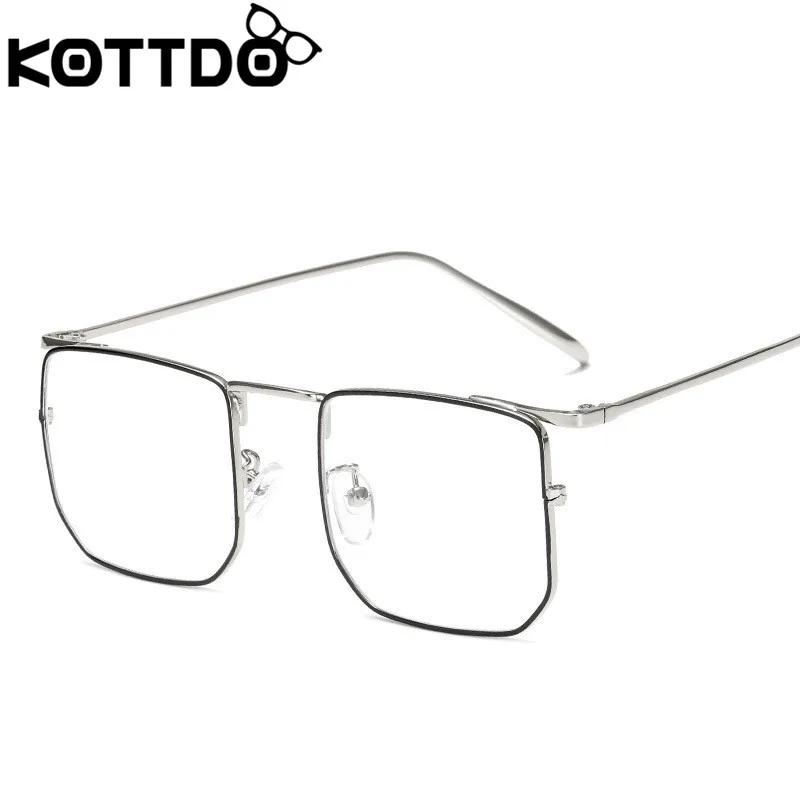 KOTTDO Vingate квадратные оправы для очков для женщин Классические Прозрачные компьютерные оправы для очков мужские очки для близорукости