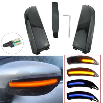 

Flashing Water LED Turn Signal Light For Ford Fiesta MK6 Focus B-Max Indicator Dynamic Rearview Side Mirror Blinker Indicator