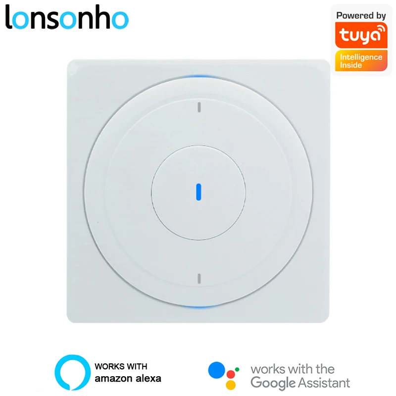 

Lonsonho WiFi Smart Switch 220V ESP8266 Tuya Wireless Control Button Light Switch Smart Home Life Compatible Alexa Google Home