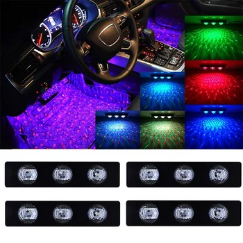 

USB Car Atmosphere Lights Modified Full Of Stars Atmosphere Lights Led Decorative Lights Car Interior Accessories