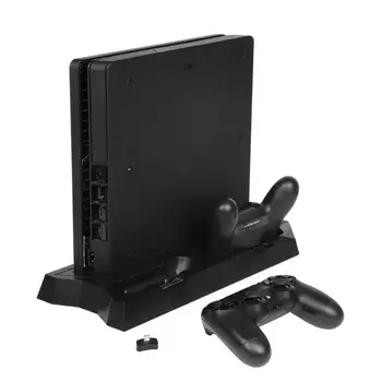 

Vertical Stand Charger for PS4 Slim Pro Dual Console Controller Charging Station with Cooling Fan