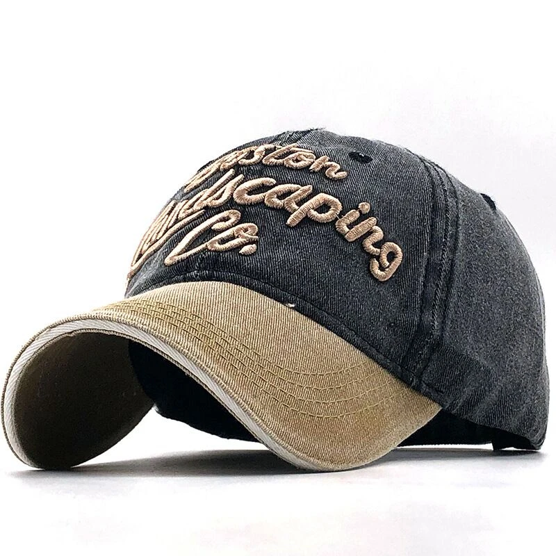 бейсболки Women's Men's Outdoor Cotton Cap High Quality Embroidered Unisex Fishing Baseball Caps Adjustable For Summer Male Hat |
