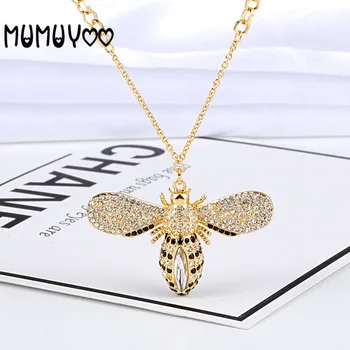 

High quality glamorous fashion big bee shape pendant women necklace, gift jewelry for girlfriend