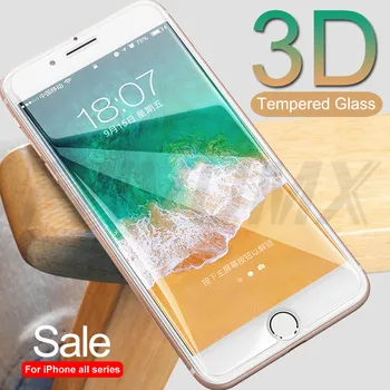 Перейти на Алиэкспресс и купить 3D закаленное стекло для iPhone 7, 8, 6, 6S Plus, 5, 5S, SE, защита от взрыва, Защитная пленка для iPhone 11 Pro XS Max XR X
