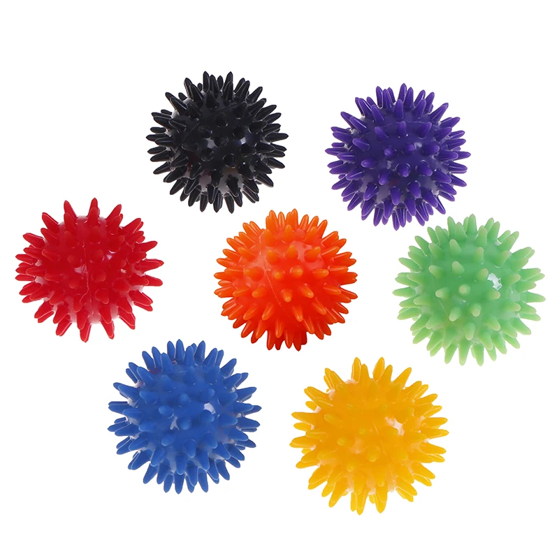 Full Body Spiky Massage Ball Hard Stress Ball 6cm For Fitness Sport Exercise Hedgehog Sensory Training Grip the massage ball fitness ball