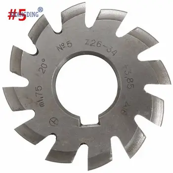 

Diameter 22mm M1.75 20 Degree #5 Involute Gear Cutters Milling Bits Set HSS High Speed Steel Machine Tools Accessories