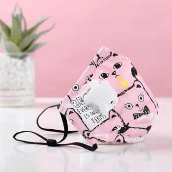 

Spot washable children's mask pure cotton respirator valve filter core for children special adult dust - proof parent-child mout