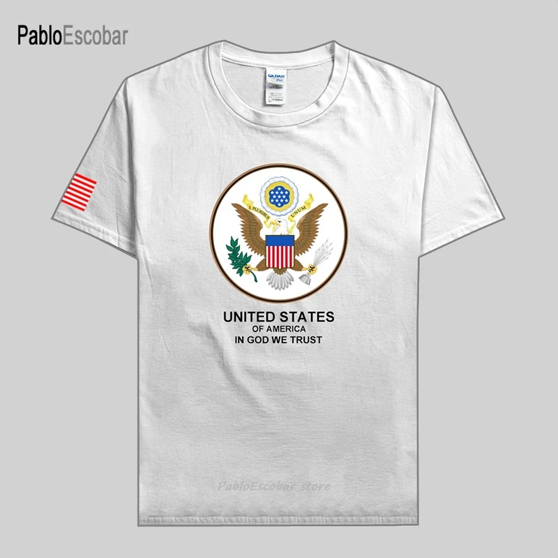 Stati uniti America USA US t shirt uomo maglie t shirt 100% cotone nazione  squadra cotone incontro fan American fitness|Magliette| - AliExpress