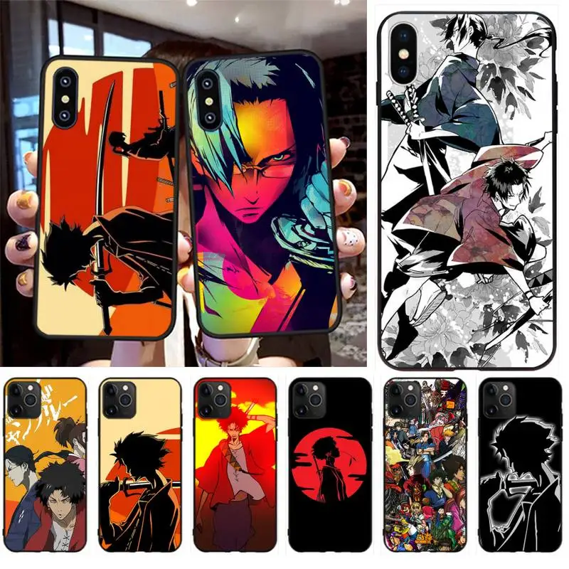 Высококачественный чехол для телефона HPCHCJHM Samurai Champloo iPhone 11 pro XS MAX 8 7 6 6S Plus X 5S SE 2020