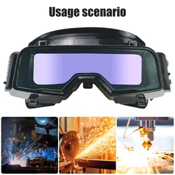 Lunettes de soudage à obscurcissement automatique pour TIG MIG MMA, outil utilitaire multifonction professionnel 