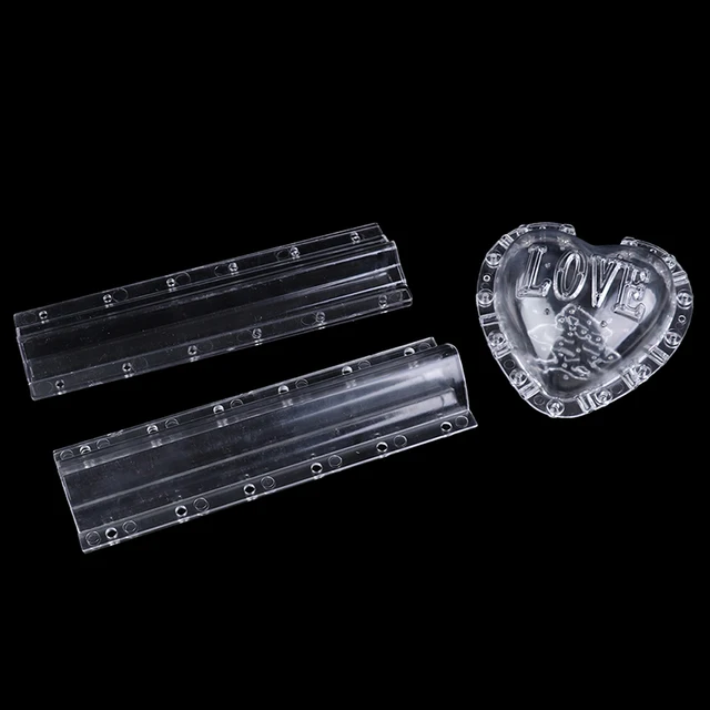 Műanyag Szív/Csillag/Szerelmi Gyümölcs Formáló Penész Uborka Növekedés Képző Növénytermesztés Átlátszó Kerti Óvodai Edény - Image 6