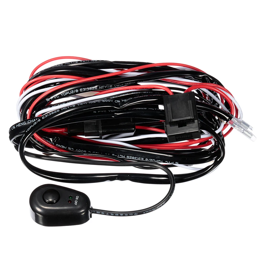 2,5 м 40A DC12V проводка выключатель проводки комплект реле для работы вождения противотуманных фар
