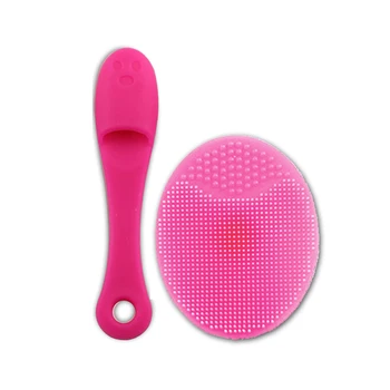 

Mini Portable Silicone Face Brush Facial Cleaner Beauty Tool Face Cleansing Brush Washing Massage Brush