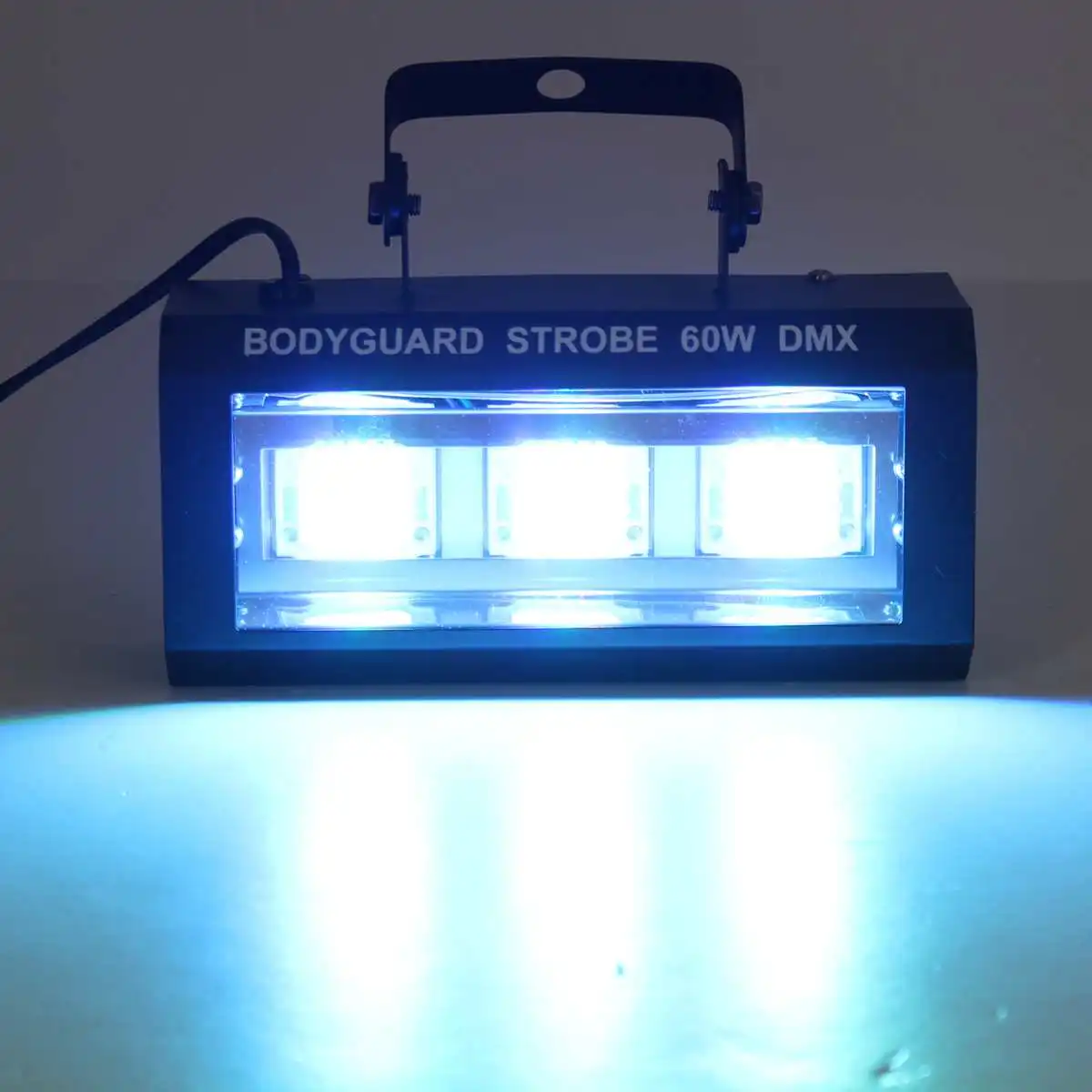 DJ Dance LED Light AC90-240V 60W with DMX512 White& Colorful Light Voice-Activated Lighting Effect Lamp