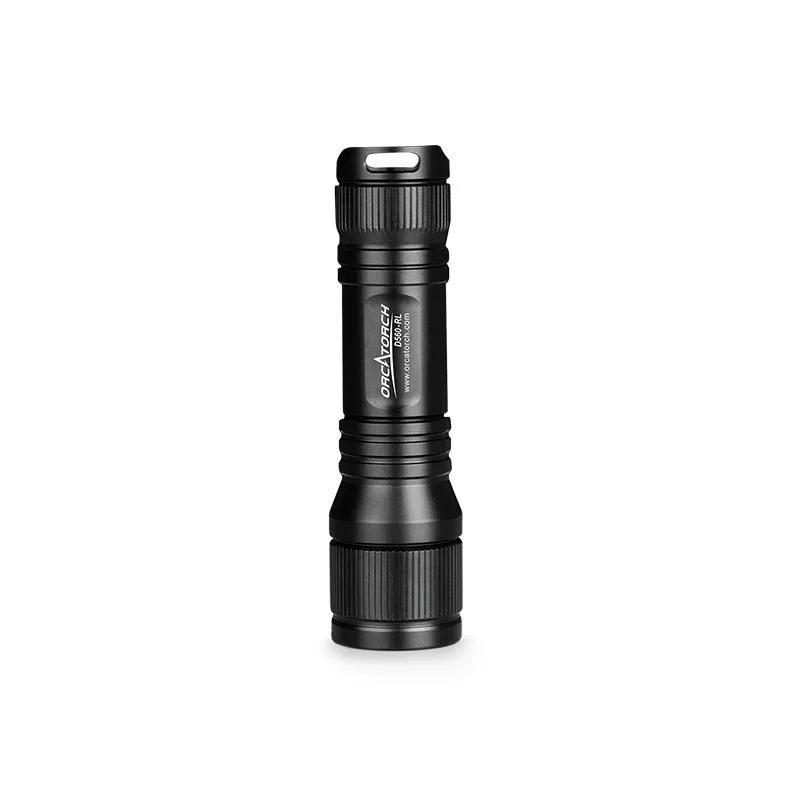 ORCATROCH Scuba Diving D560-RL Red Laser Diving Light Dive Torch Underwater 150-Meter Waterproof Search Night Dive Freediving diving light